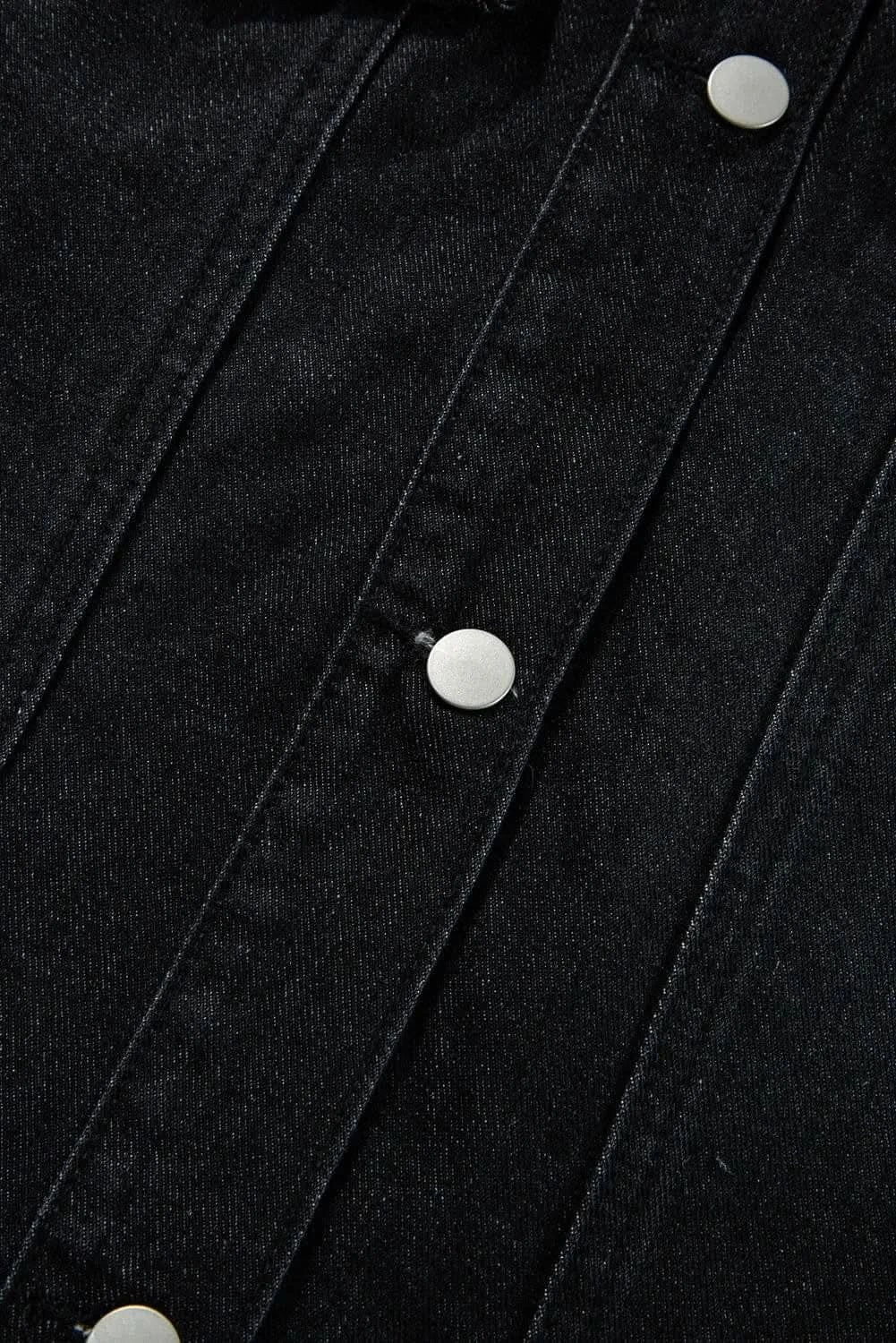 Chic raw hem denim shirt - Love Salve